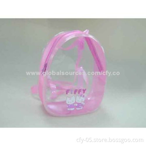 Transparent PVC cosmetic bag